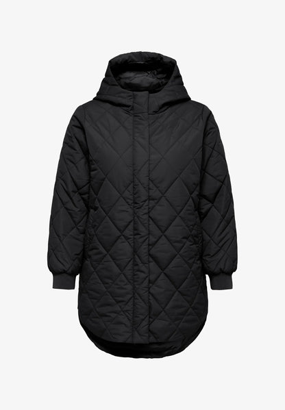ONLY Carmakoma CARJULIET QUILTD HOOD ZIP COAT OTW NOOS